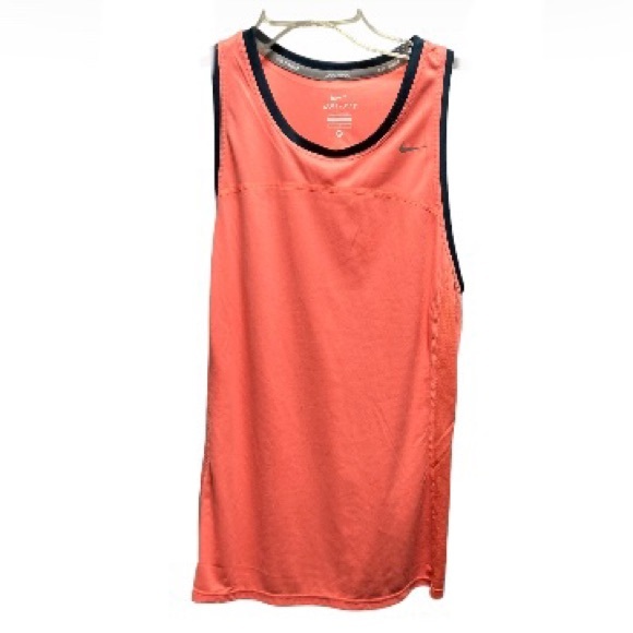 NIKE Dri-Fit Women's Orange Creamsicle Tank Top Racerback Women's Medium - Picture 4 of 15